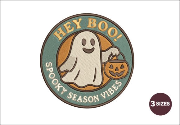 Halloween Embroidery: A Retro Ghost Patch That Delivers
