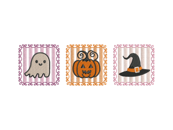 Halloween Embroidery Design Icons